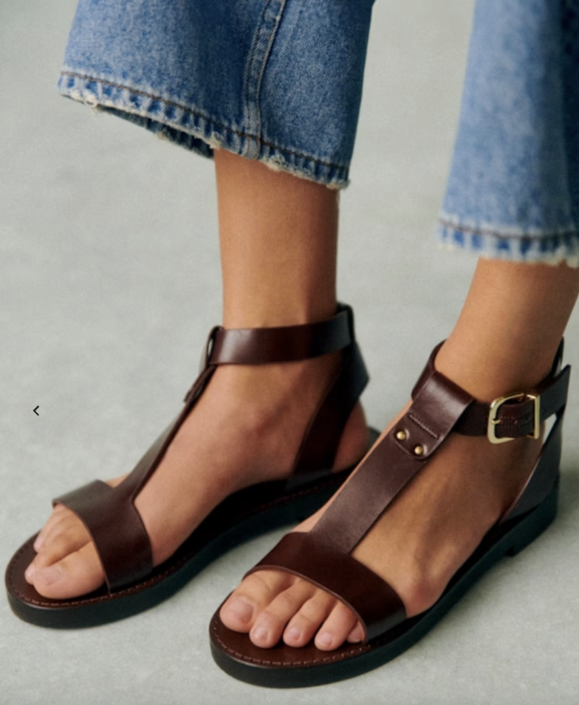 9 French girl shoes for spring, chunky sandals
